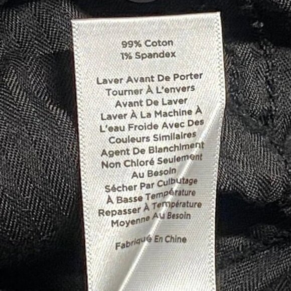 Talbots Flawless Jeans Women's 8 Black Denim High Waist Modern Ankle Raw Hem NWT - Picture 9 of 14